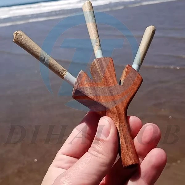 5\/3\/2 Pipe de porte-cigarettes en bois Description