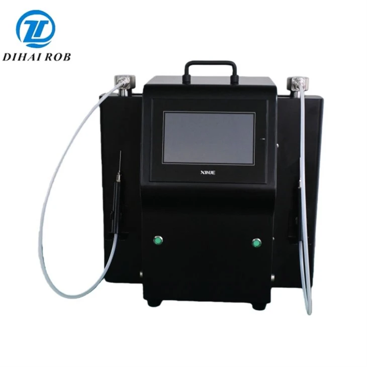 Machine de remplissage de nicotine à double-station, injecteur électrique d'huile CBD